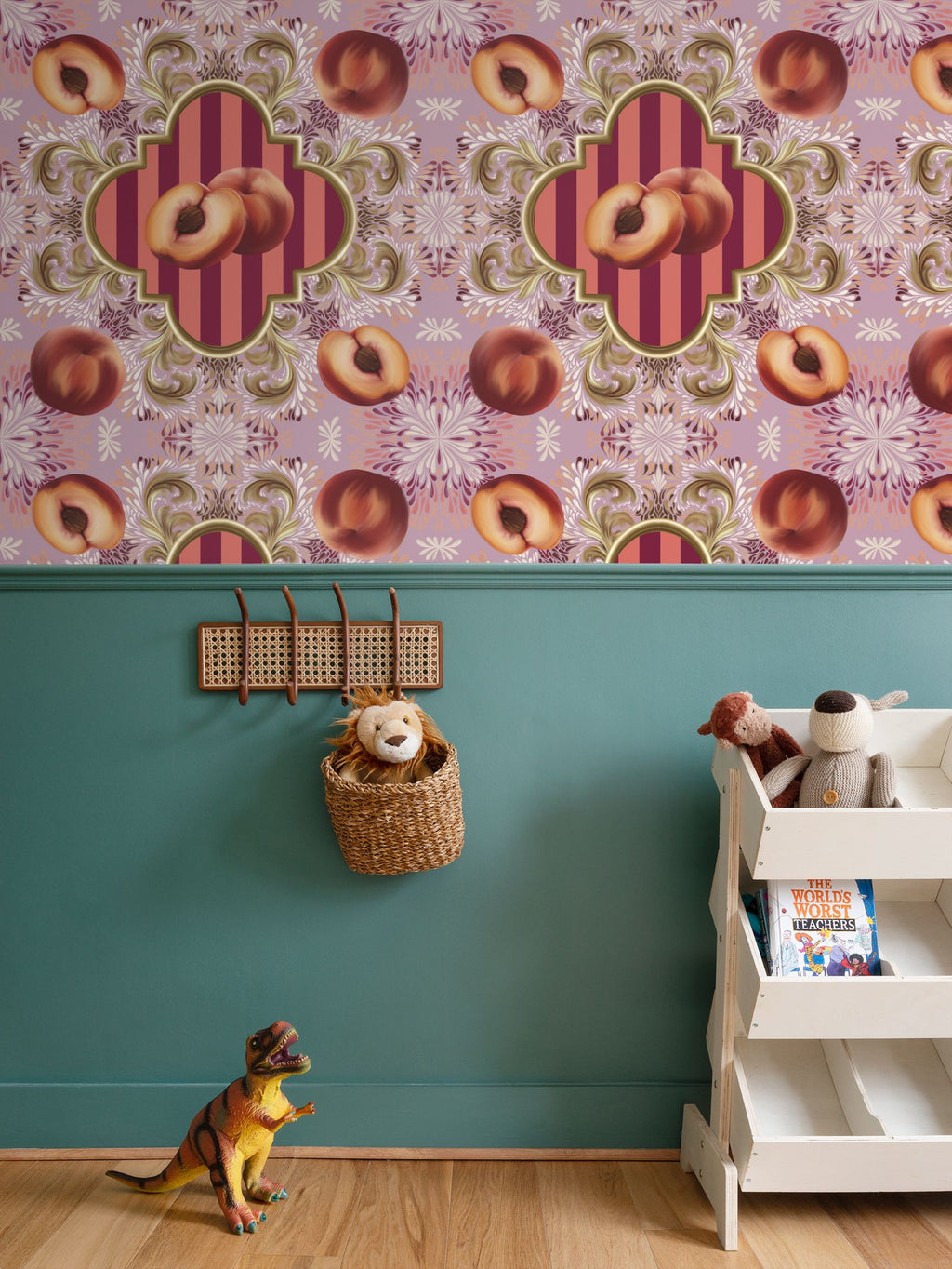 Peach Delight Repeat Pattern Wallpaper