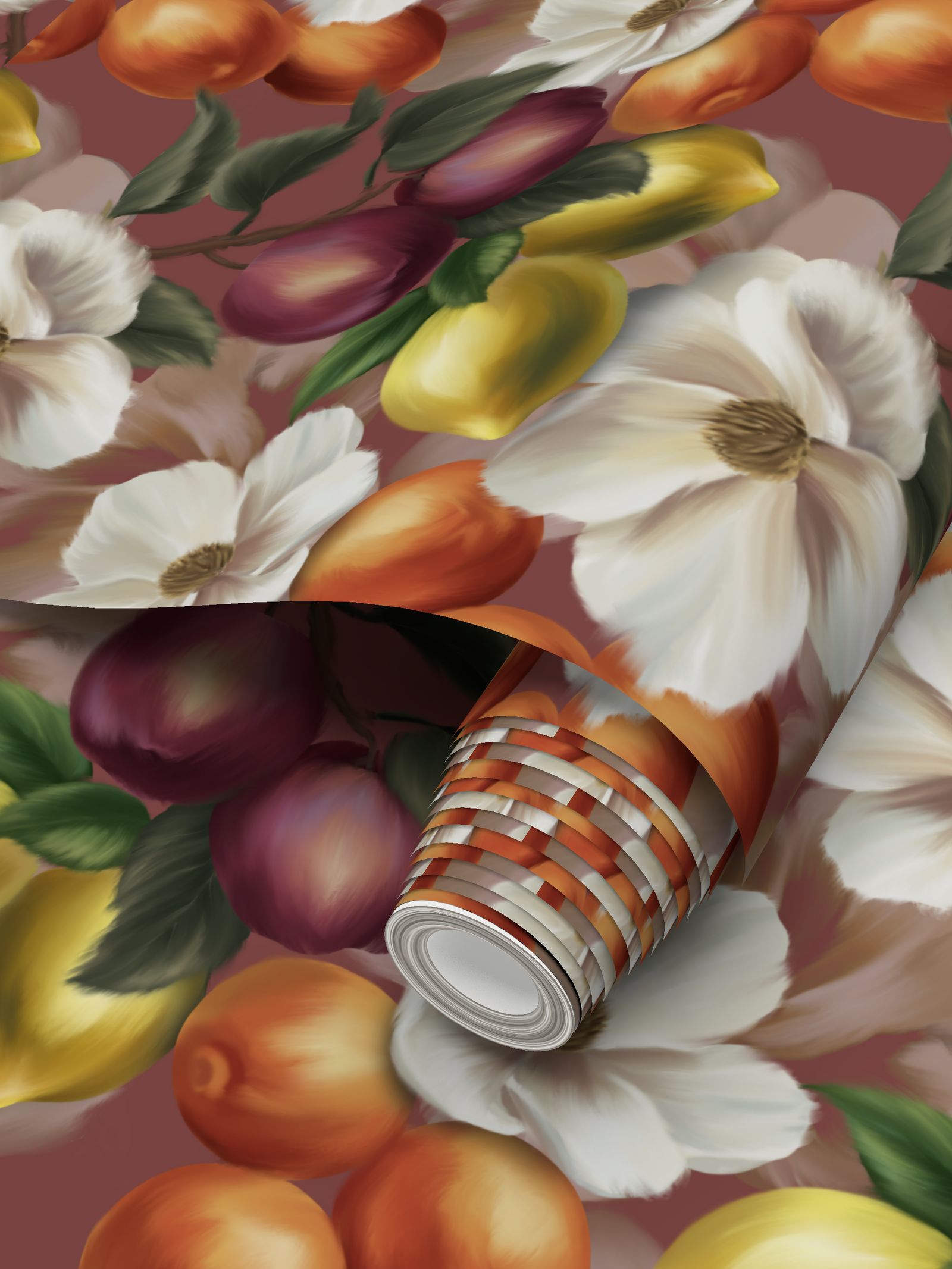 Petit fleurs Repeat Pattern Wallpaper