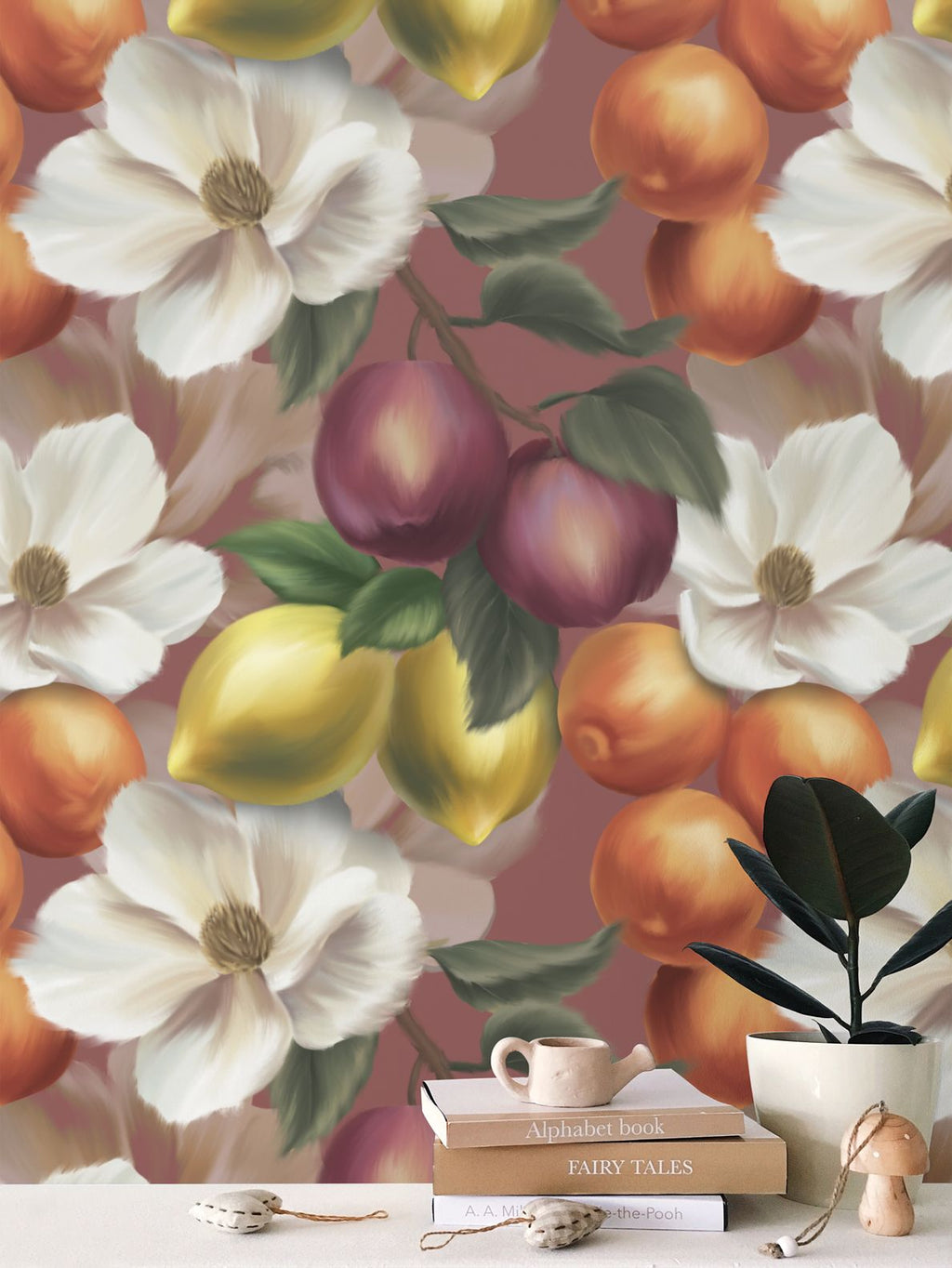 Petit fleurs Repeat Pattern Wallpaper