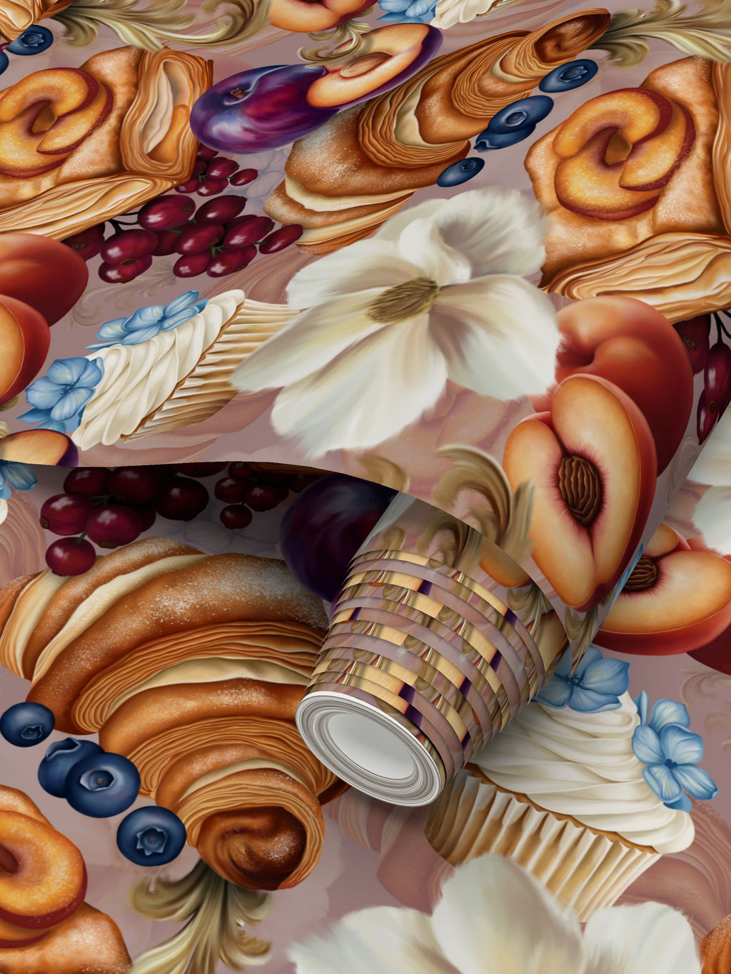 Dolce Bakes Repeat Pattern Wallpaper