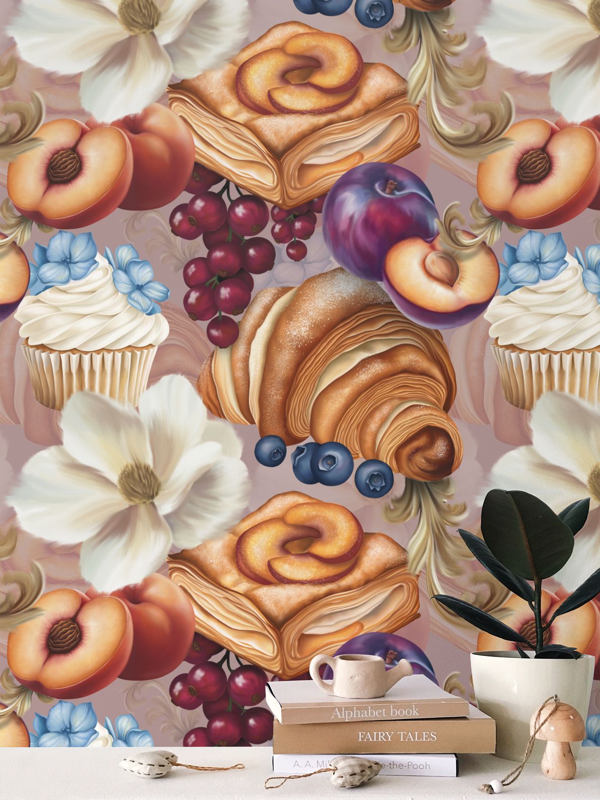 Dolce Bakes Repeat Pattern Wallpaper