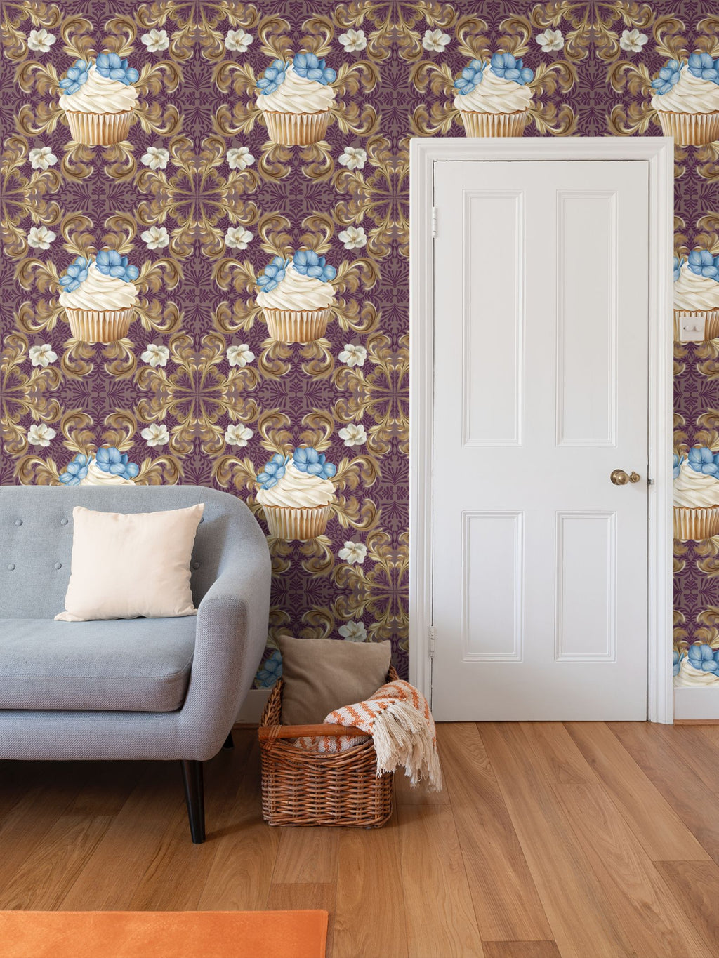 Creams Repeat Pattern Wallpaper