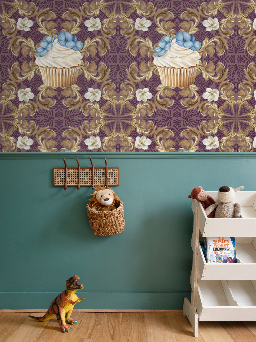 Creams Repeat Pattern Wallpaper