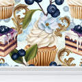 Torta paradisa Repeat Pattern Wallpaper