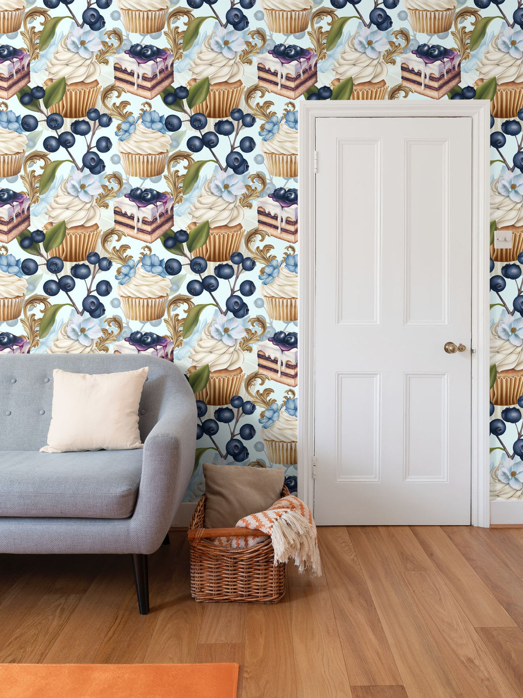 Torta paradisa Repeat Pattern Wallpaper