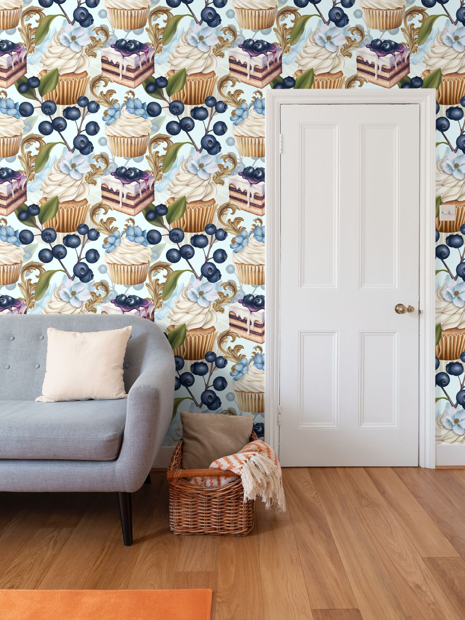 Torta paradisa Repeat Pattern Wallpaper