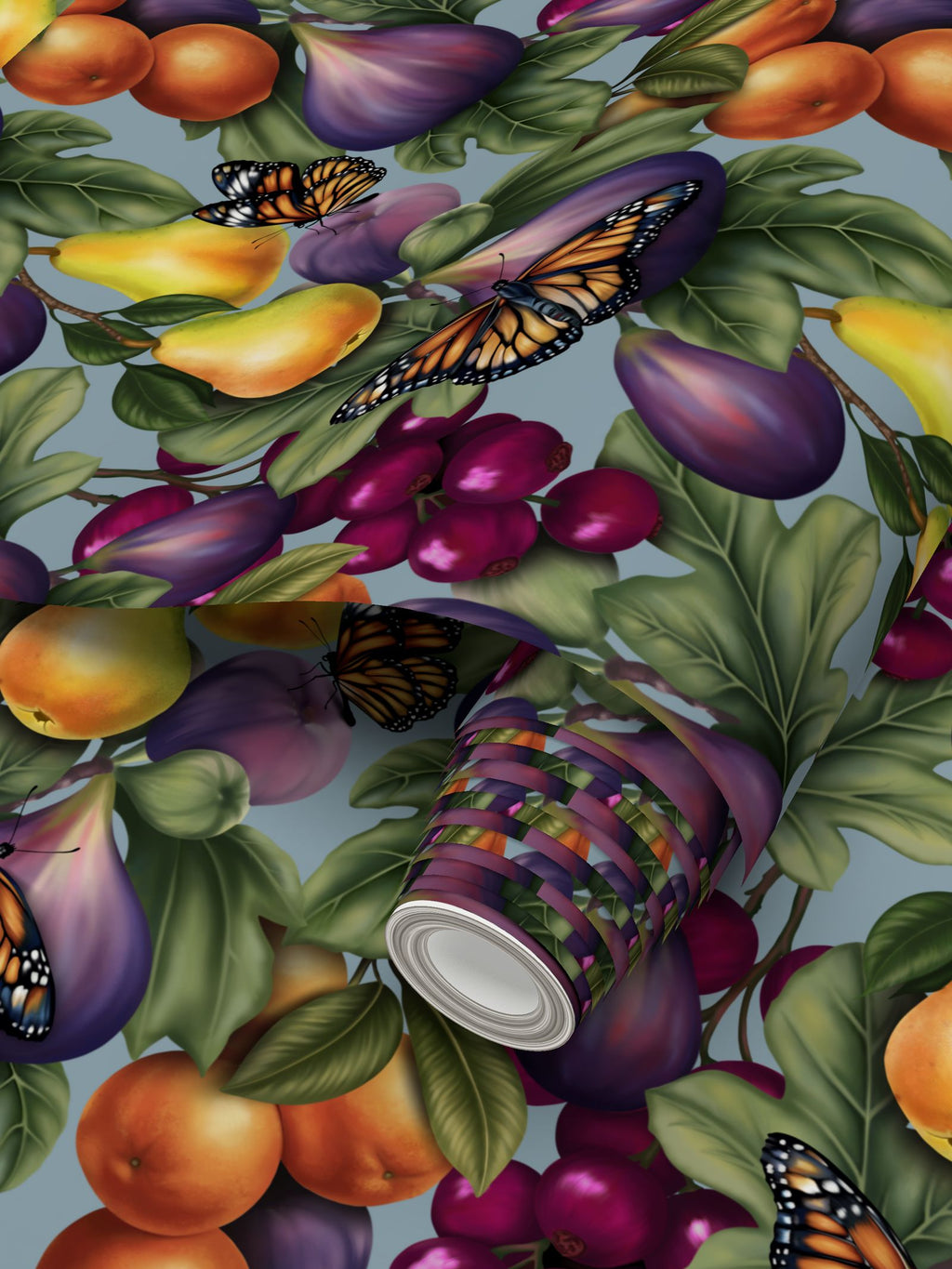 Farfalla Sanctuary Repeat Pattern Wallpaper