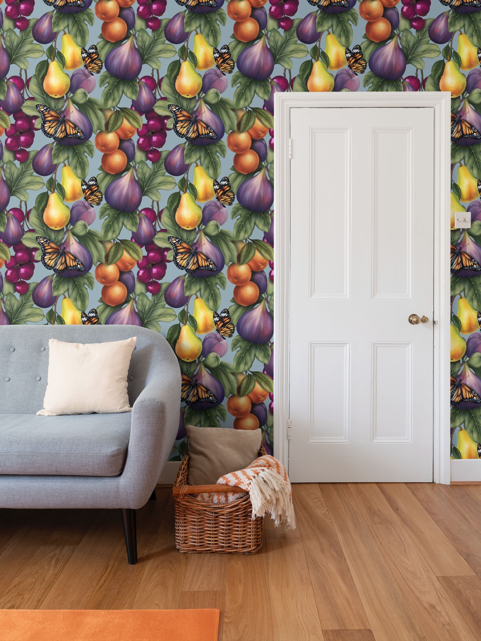 Farfalla Sanctuary Repeat Pattern Wallpaper