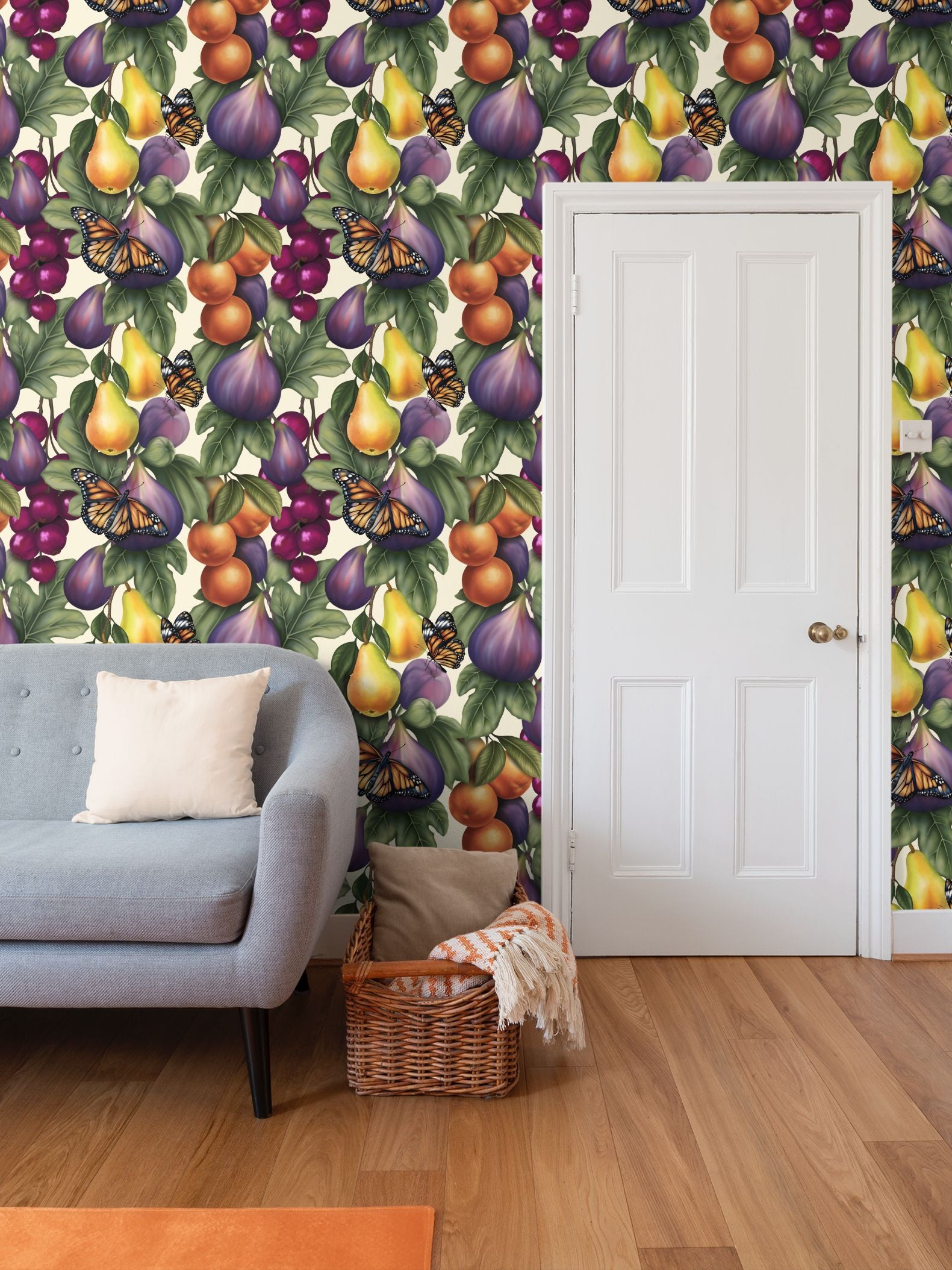 Farfalla Sanctuary Repeat Pattern Wallpaper