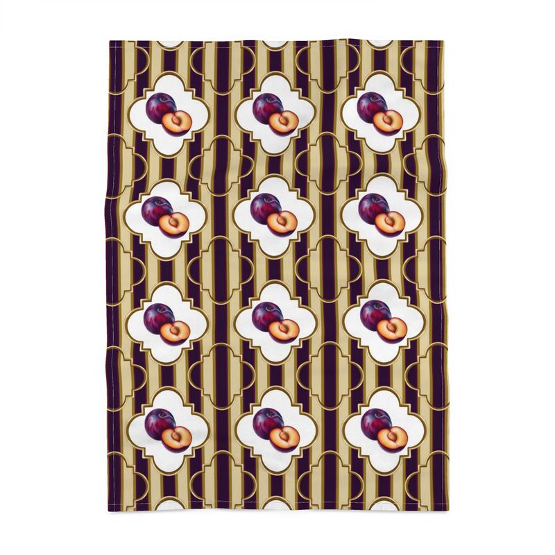 Plum Slice Delight Tea Towels