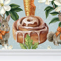 Bunny’s Buns Repeat Pattern Wallpaper