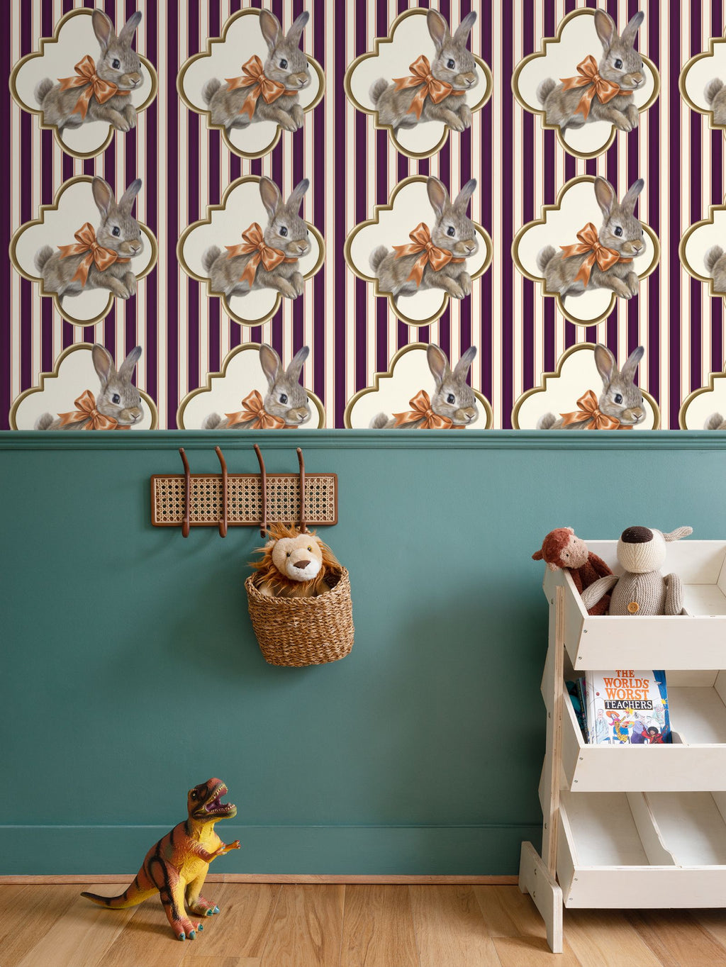 Pippin-Biscuit Repeat Pattern Wallpaper
