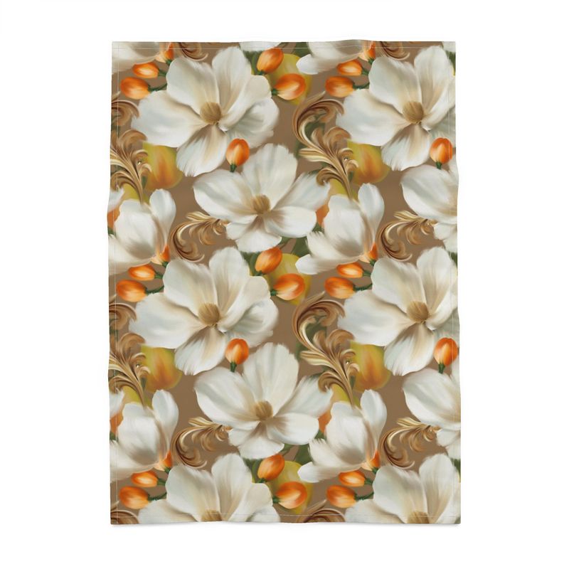 Orange Berries Tea Towels