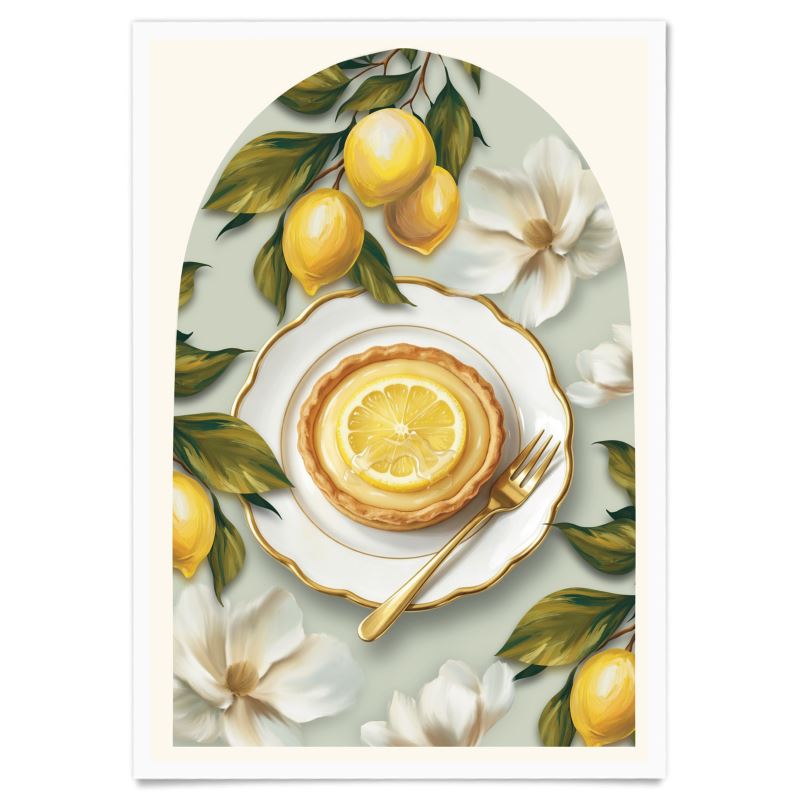 Lemon Tart Paper Posters