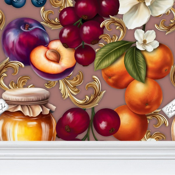 Winnie’s Marmalade Repeat Pattern Wallpaper