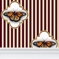 Farfalla Quaters Repeat Pattern Wallpaper