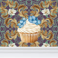 Buttercream Repeat Pattern Wallpaper
