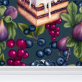 Fig & Berry Torta Repeat Pattern Wallpaper