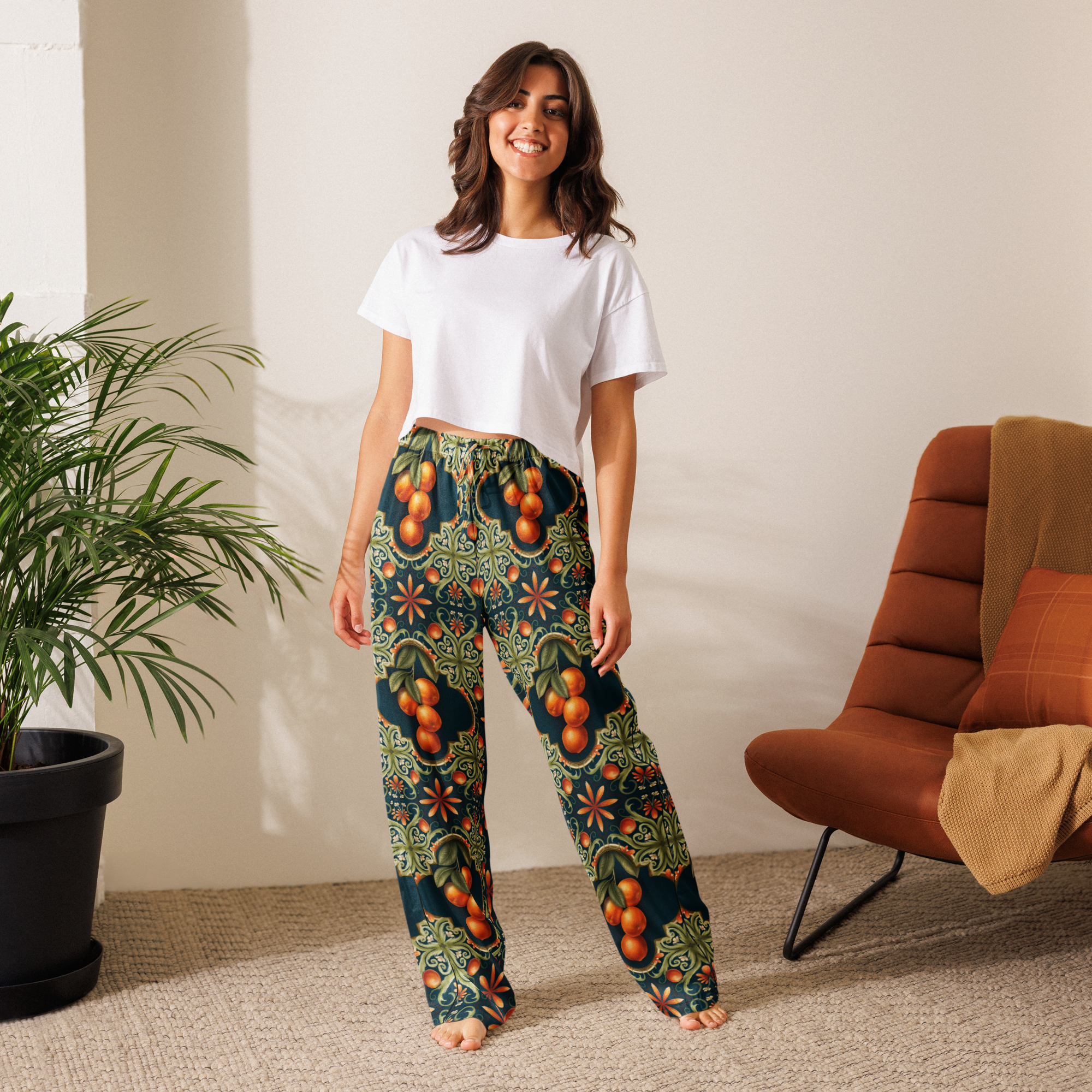 Tuscan Oranges Emerald Oranges Women’s pyjama pants